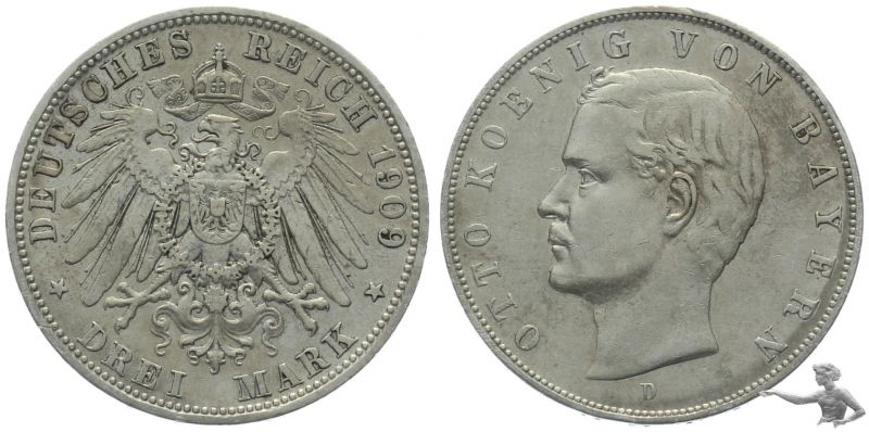 Bayern 3 Mark 1909